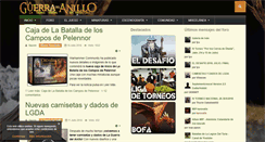 Desktop Screenshot of laguerradelanillo.com